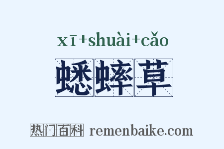 蟋蟀草是什么意思的图片